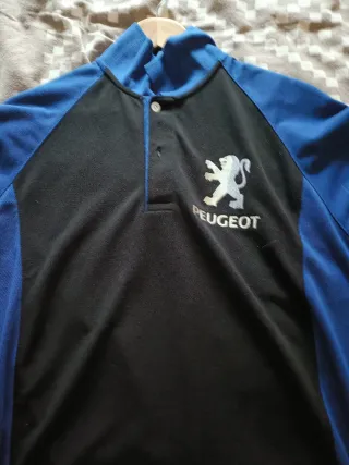 Camiseta Peugeot Negra y Azul entrega en mano