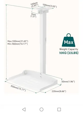 Soporte para proyector de vídeo