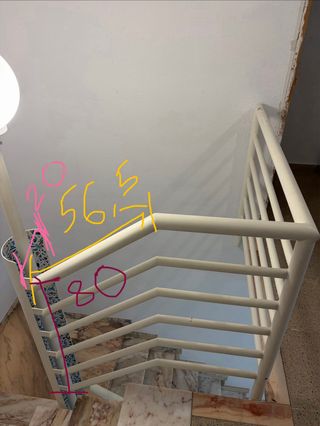 BARANDILLA Y LUZ TIPO FAROLA