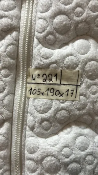 Colchón 221 - 105x190x17cm ortopédico viscoelástic