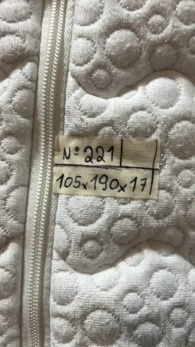 Colchón 221 - 105x190x17cm ortopédico viscoelástic