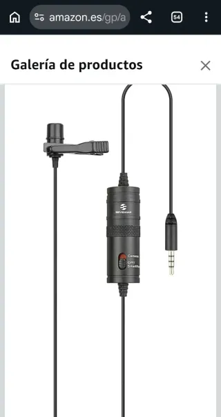 Microfono a baionetta Boya by-M1 per smartphone