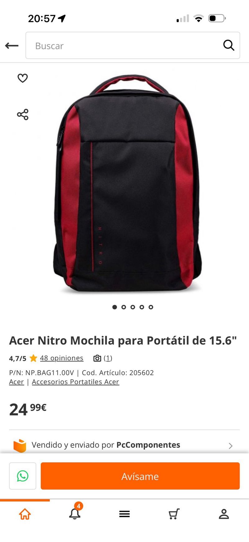 Portátil Acer Nitro 5 afbeelding 9
