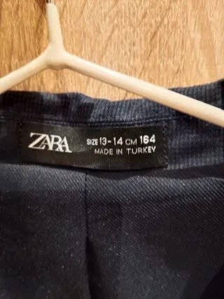 Chaqueta Americana niño Zara azul marino Talla 13-