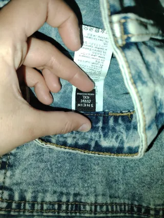 Pantalón tejano 4XL efecto lavado