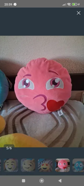 5 Cojines Emoji