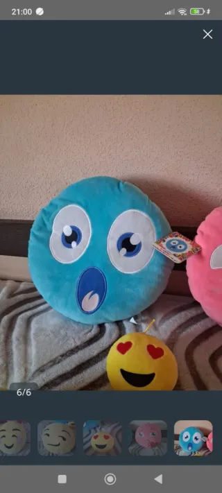 5 Cojines Emoji