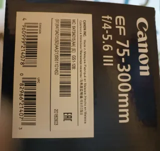 Objetivo Canon 75-300mm