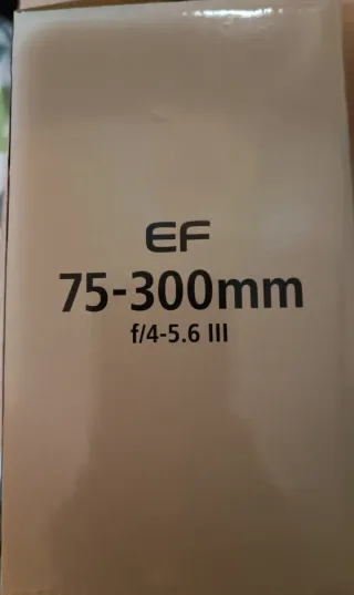 Objetivo Canon 75-300mm