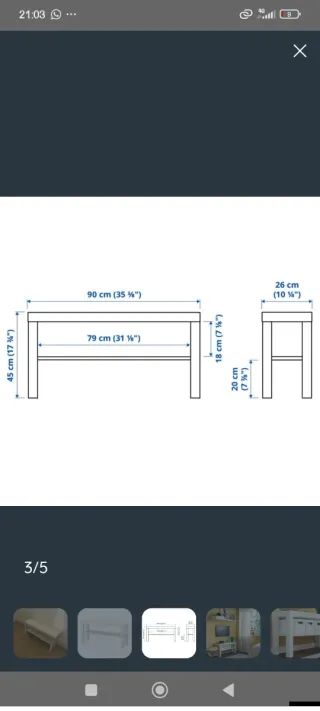 Banco de madera oscuro