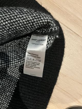 Jersey Saint Laurent Negro Talla S