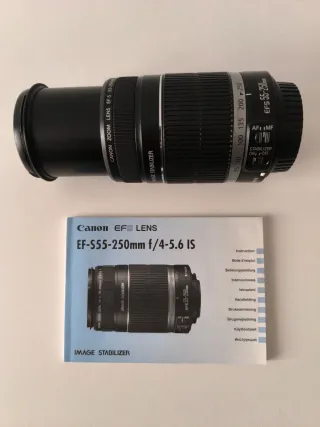 Objetivo Canon EF-S 55-250mm f/4-5.6 IS