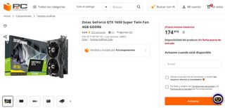 Ordenador GAMING: i5-4670K+GTX 1650 4GB GDDR6