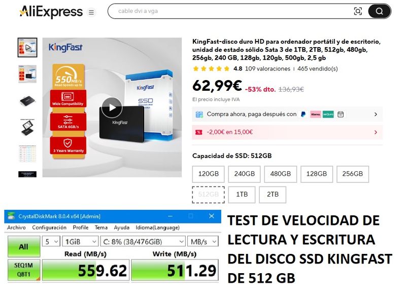Ordenador GAMING: i5-4670K+GTX 1650 4GB GDDR6 afbeelding 9