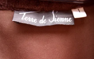 TERRE DE SIENNE ABRIGO DIBUJO ONDAS MARRON T1/S