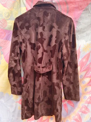 TERRE DE SIENNE ABRIGO DIBUJO ONDAS MARRON T1/S