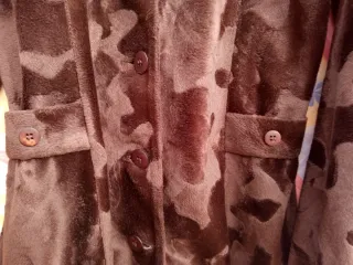 TERRE DE SIENNE ABRIGO DIBUJO ONDAS MARRON T1/S