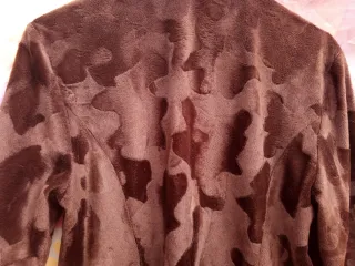 TERRE DE SIENNE ABRIGO DIBUJO ONDAS MARRON T1/S