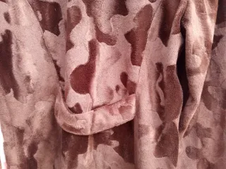 TERRE DE SIENNE ABRIGO DIBUJO ONDAS MARRON T1/S