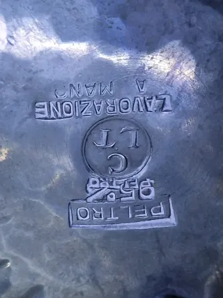 Caffettiera/Cioccolatiera Peltro Metà '900