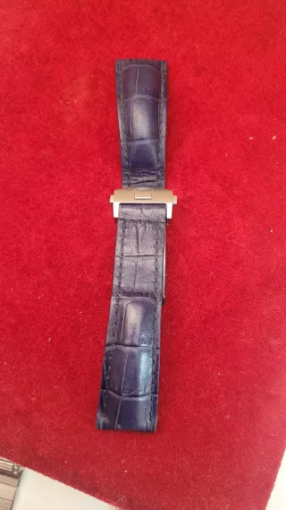 Correa Reloj TAG Heuer Azul Cocodrilo