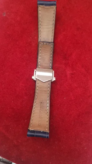 Correa Reloj TAG Heuer Azul Cocodrilo