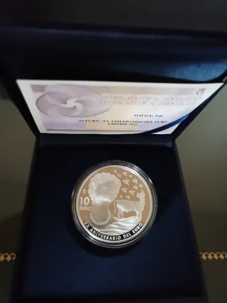Moneda 10€ España 2022 XX Aniversario del Euro