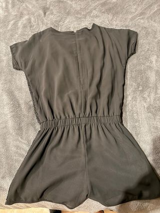 Mono negro lentejuelas fiesta