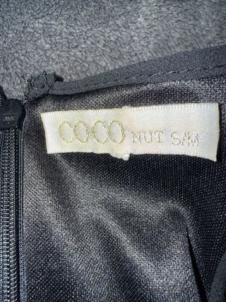 Mono negro lentejuelas fiesta