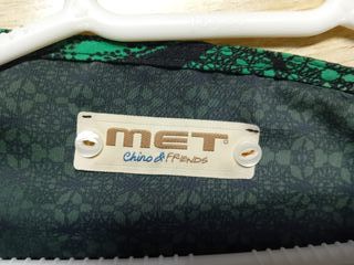 Vestido túnica MET verde y negro talla única