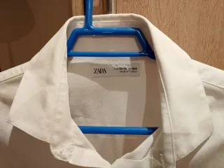 Camisa niño Zara Blanca Talla 13-14 años