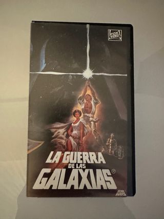 Película VHS Star Wars: La Guerra de las Galaxias