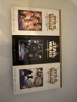 Película VHS Star Wars: La Guerra de las Galaxias