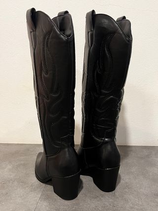 Botas altas negras mujer sin estrenar