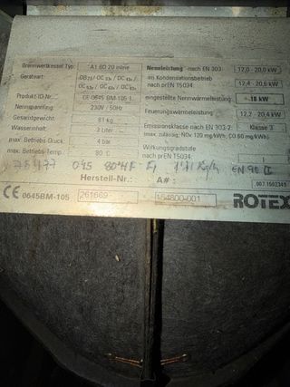 Caldera Rotex A1 BO20