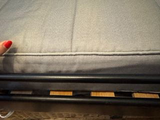 Sofá Cama Diván Hierro Beige/Negro. OFERTA!