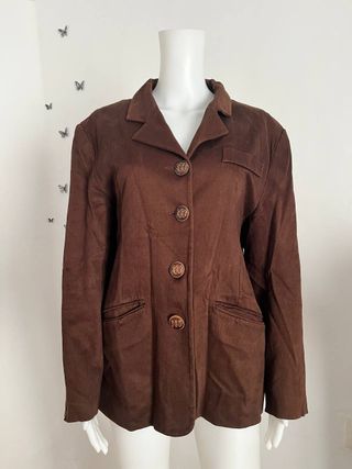 Chaqueta Marrón Vintage Talla XL