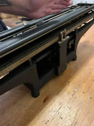 Máquina de escribir Underwood antigua