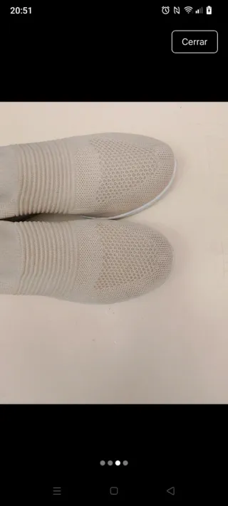 Zapatillas Malla Mujer Talla 41 Beige