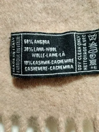 Bufanda Angora -Lana- Cachemira