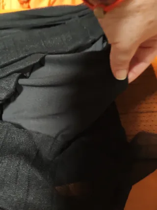 Falda tul negra talla XS