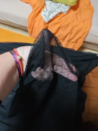 Falda tul negra talla XS