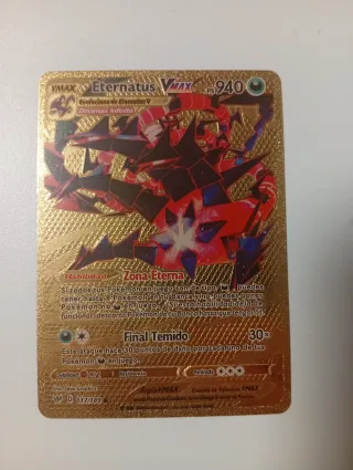 Lote 4 Cartas Pokémon VMAX (Oro)