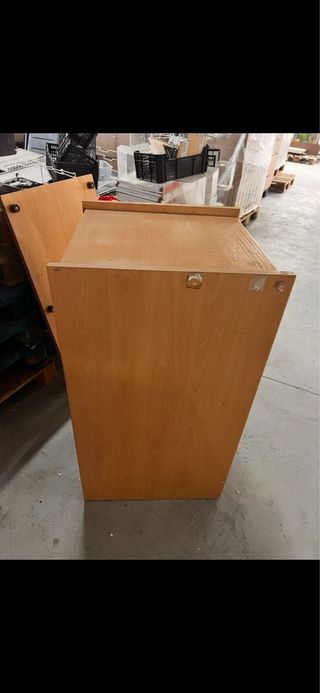 Cajonera mostrador de madera