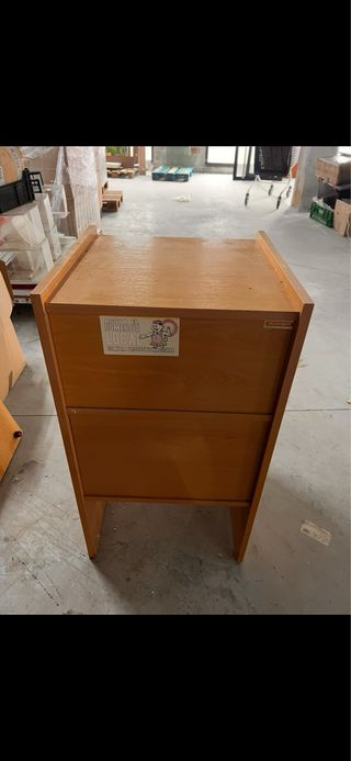 Cajonera mostrador de madera