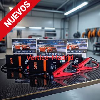 Arrancador Coche Moto 600A Bomba de inflado 10BAR