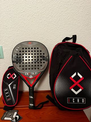 Pala de pádel Siux Diablo All Black