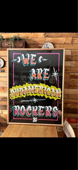 Cuadro Chile grafica digital