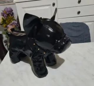 Borsa cane bulldog francese punk