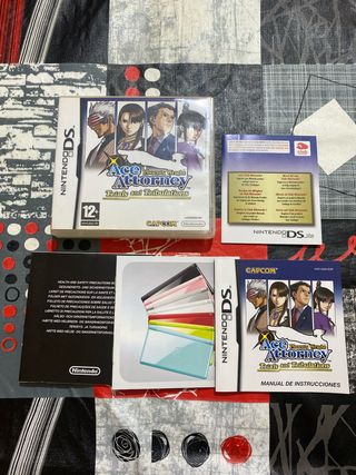 Caja vacía Nintendo DS Ace Attorney pal España